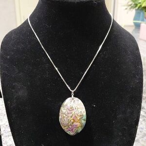 Beautiful and Trending ABALONE Shell Pendant Necklace,Earrings,and Bracelet!....